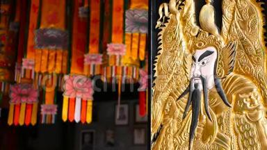 中国传统古圣<strong>门神</strong>、守护者秦树宝和玉池敬德宫的木门